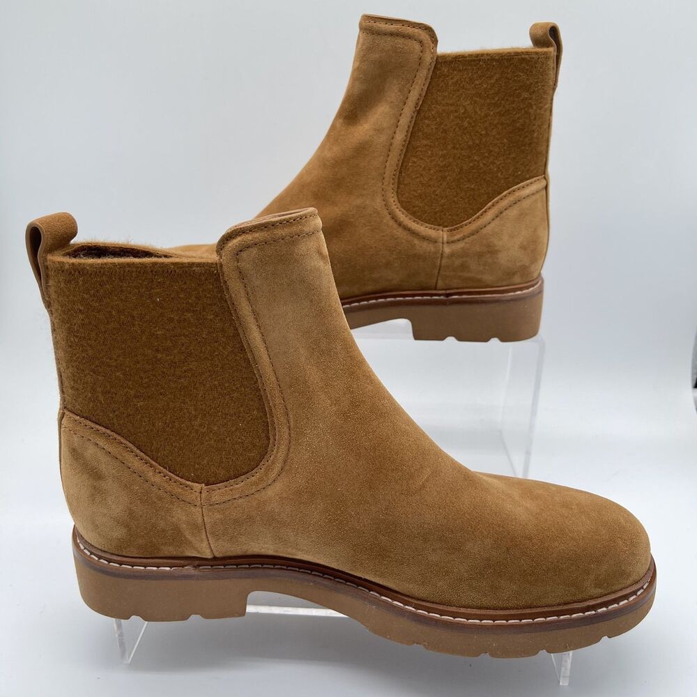 Vince Rue Suede Leather Chelsea Boots | Women's US 6.5 M | NEW